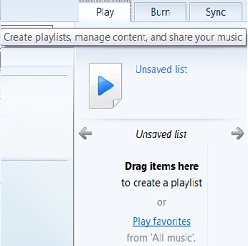 Create playlist